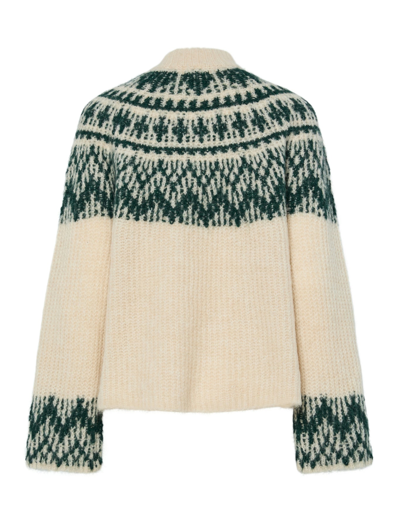 Yasliri Ls Wool Blend Knit Pullover - Birch Ponderosa Pine