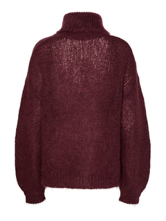 Yaslambi Ls Knit Rollneck Pullover - Port Royale
