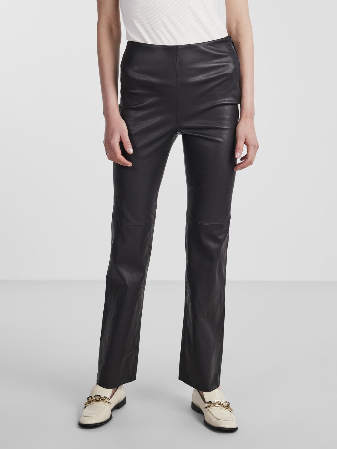 Yaszellu Bootcut Skinnbyxor - Svart