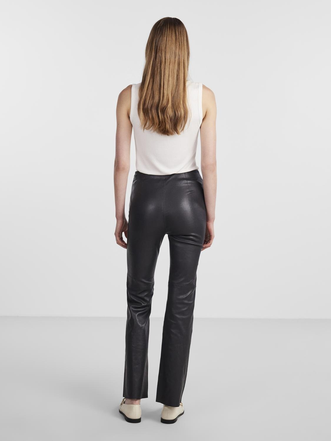 Yaszellu Bootcut Skinnbyxor - Svart