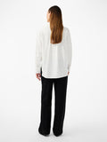 Flaxy Ls Linen Shirt - Star White