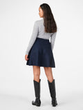 Yasfonny HW Stickad Kjol - Navy Blazer