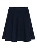 Yasfonny HW Stickad Kjol - Navy Blazer