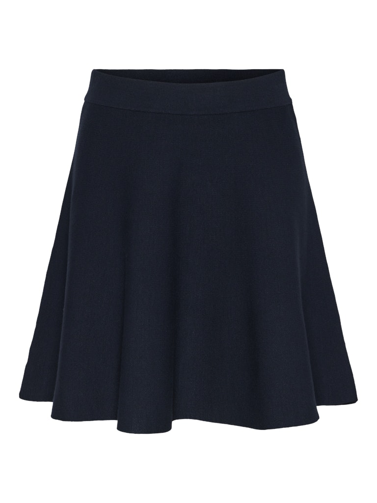 Yasfonny HW Stickad Kjol - Navy Blazer