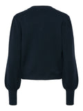 Y.A.S Yasfonny Ls Stickad Kofta - Navy Blazer