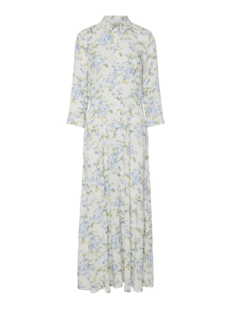 Y.A.S Yassavanna Long Shirt Dress - Star White
