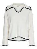 Yasstitch Ls Knit Pullover - Birch/Black