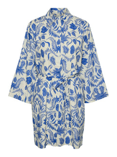 Yasbillie 3/4 Shirt Dress S - Star White Billie Print
