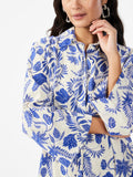 Yasbillie 3/4 Shirt Dress S - Star White Billie Print