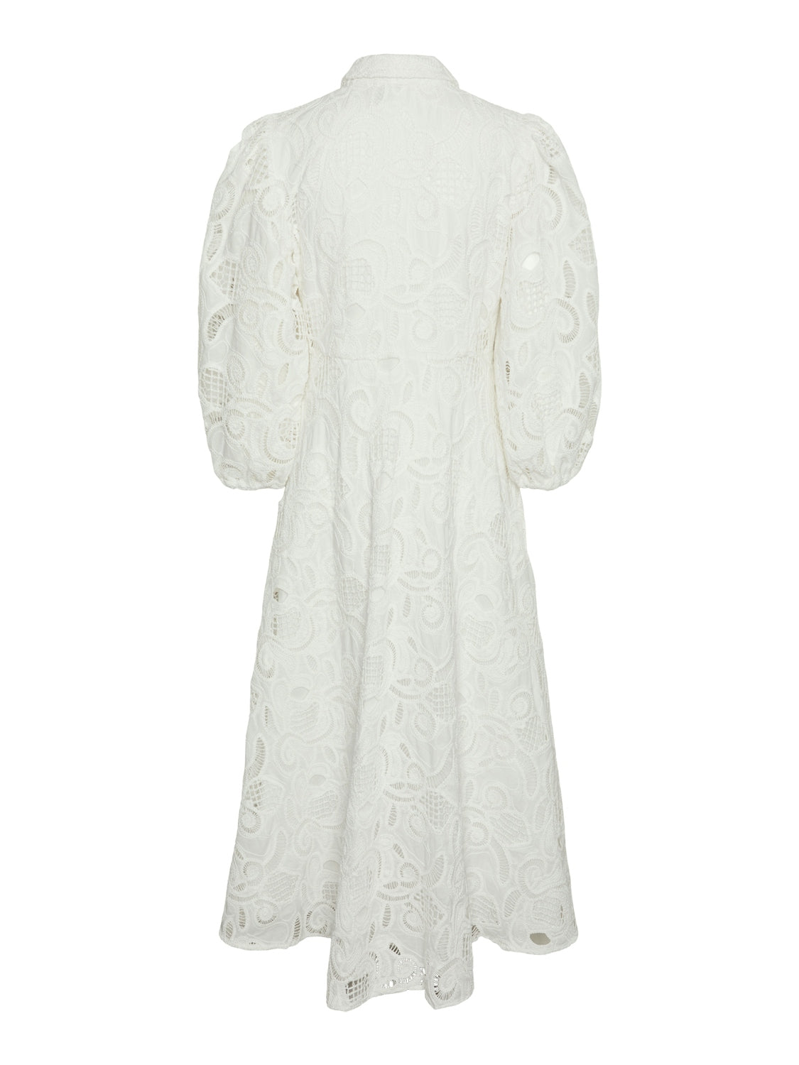 Yashongi 3/4 Ankle Shirt Dress - Star White