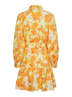 Yasrosalina Ls Dress - Star White Rosalina Print