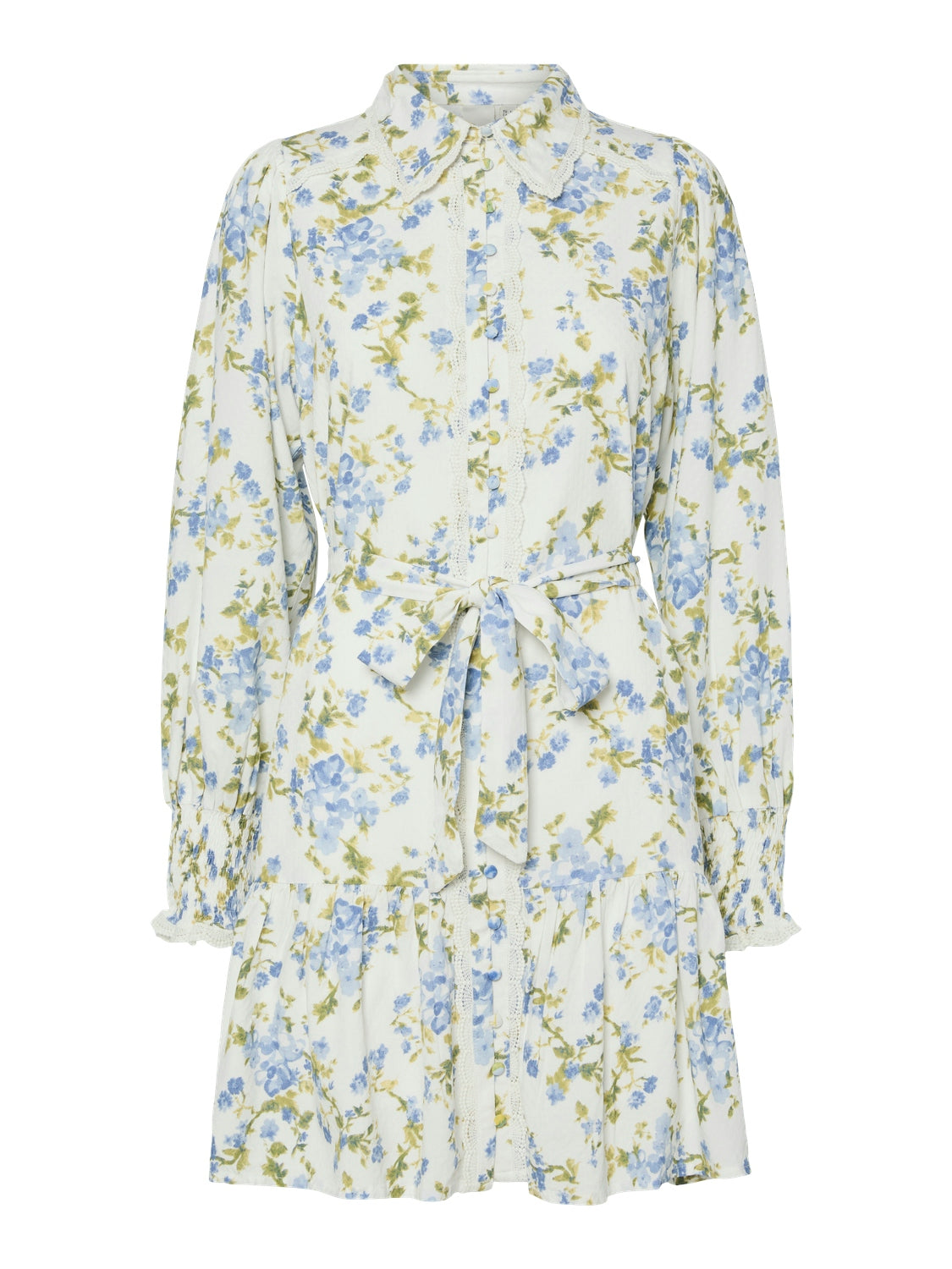 Yastilera Ls Skjortklänning - Star White Sumelli