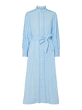 Yasyamina Ls Long Shirt Dress - Clear Sky