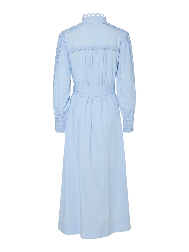 Yasyamina Ls Long Shirt Dress - Clear Sky