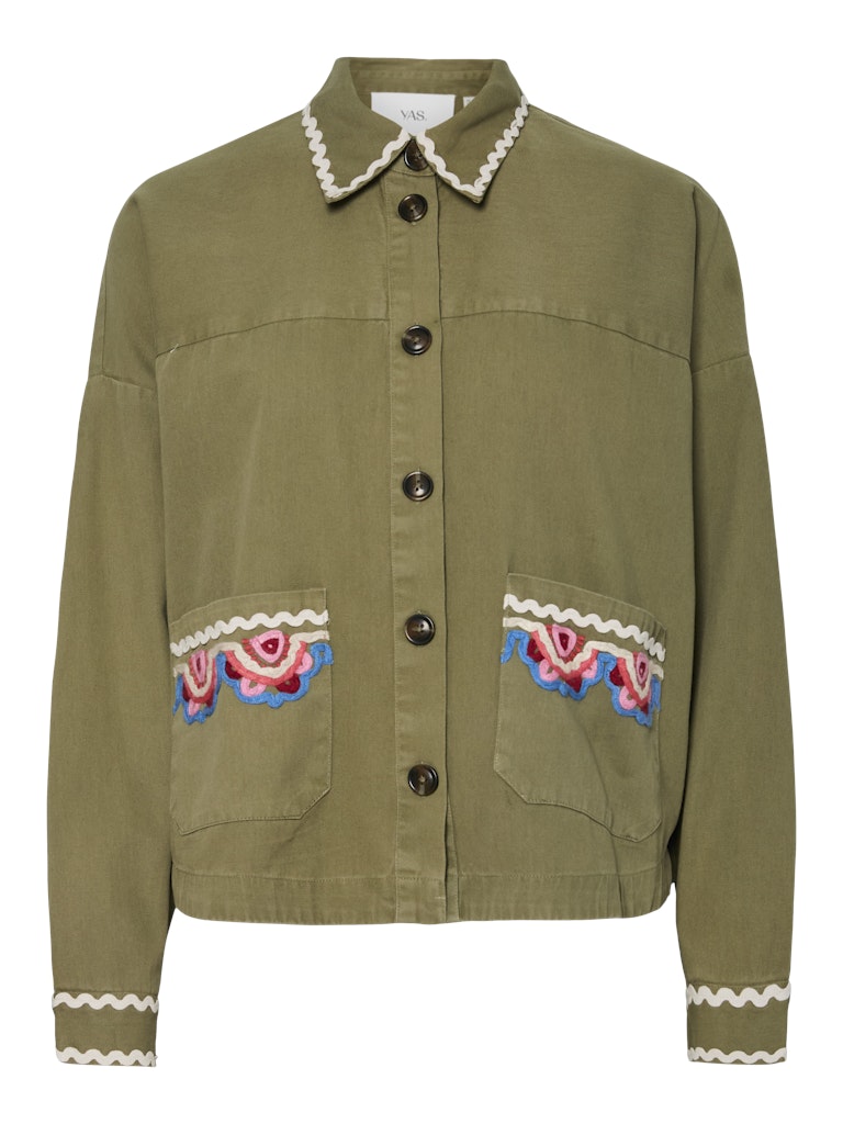 Yasmirra Embroidered Jacket S. - Capulet Olive