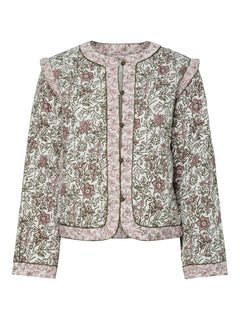 Yaspaula Ls Padded Jacket - Star White Paula Print