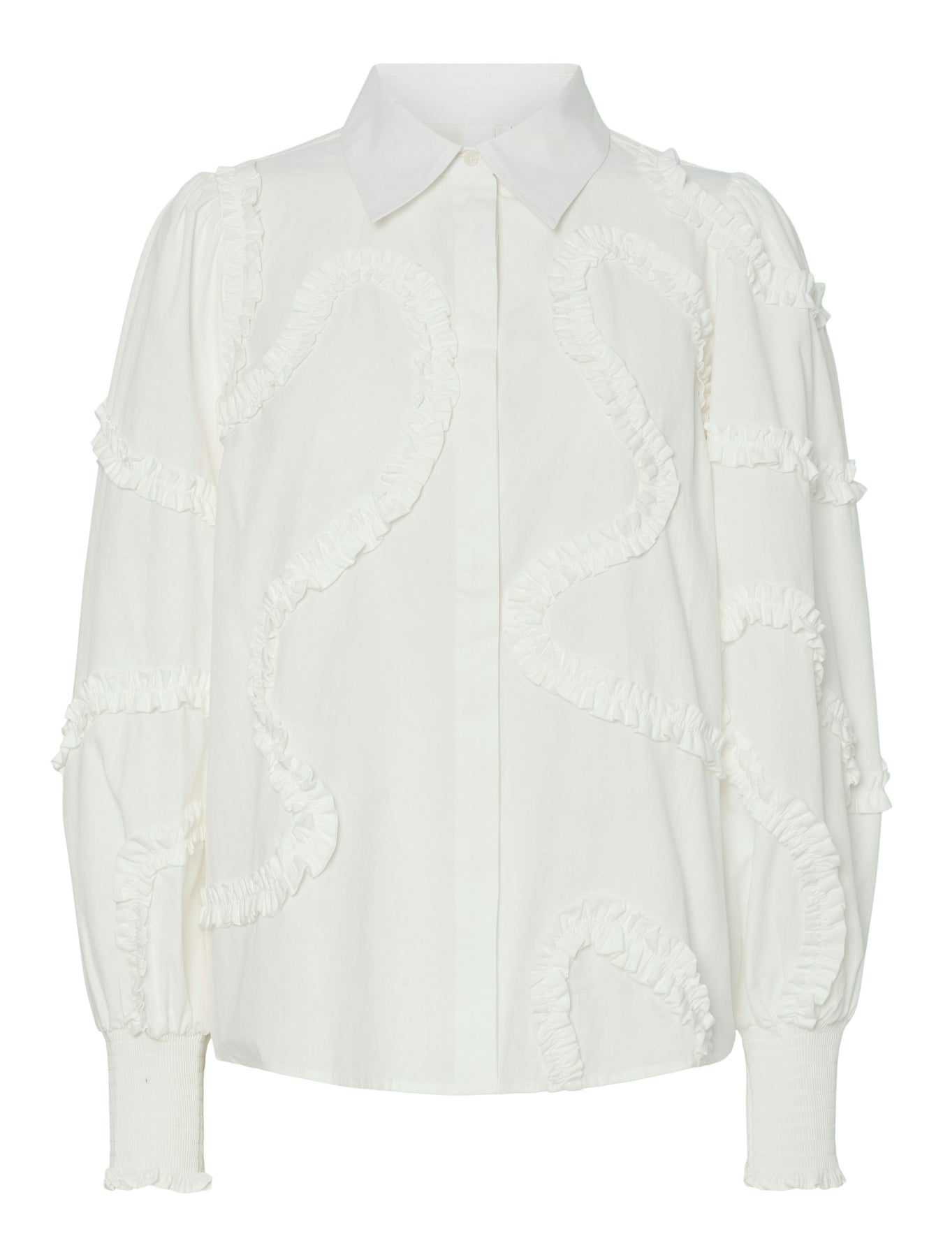 Yastrima Ls Shirt S. - Star White