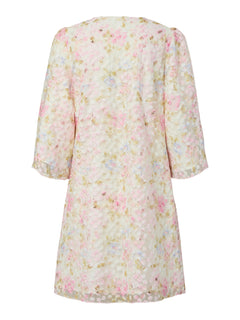 Yasleanna 3/4 Dress - Pristine Leanna Aop