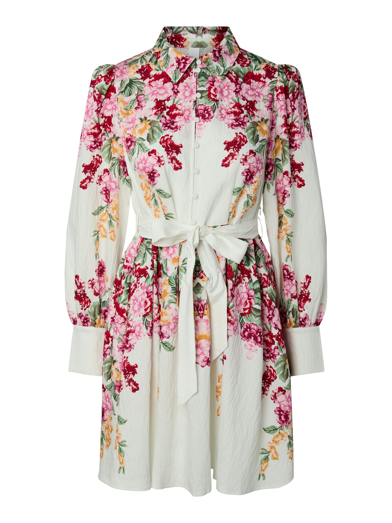 Yasrosie Ls Dress - Birch New Rosie Print