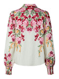 Yasrosie LS Skjorta - Birch New Rosie Print