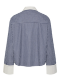Yasstria Ls Shirt S - Star White Blue Stripes