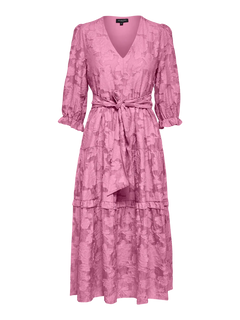Sadie 3/4 Midi Dress B - Rosebloom