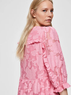 Sadie 3/4 Midi Dress B - Rosebloom