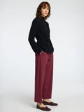 Sia Ras Ls Knit Belt Kofta - Svart