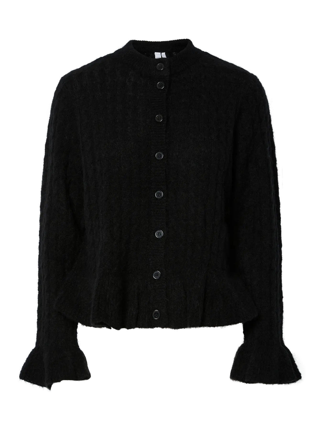 Yasnuma Ls Knit Cardigan - Svart