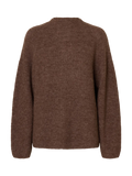 Sia Ras Ls Knit T-Neck - Fungi