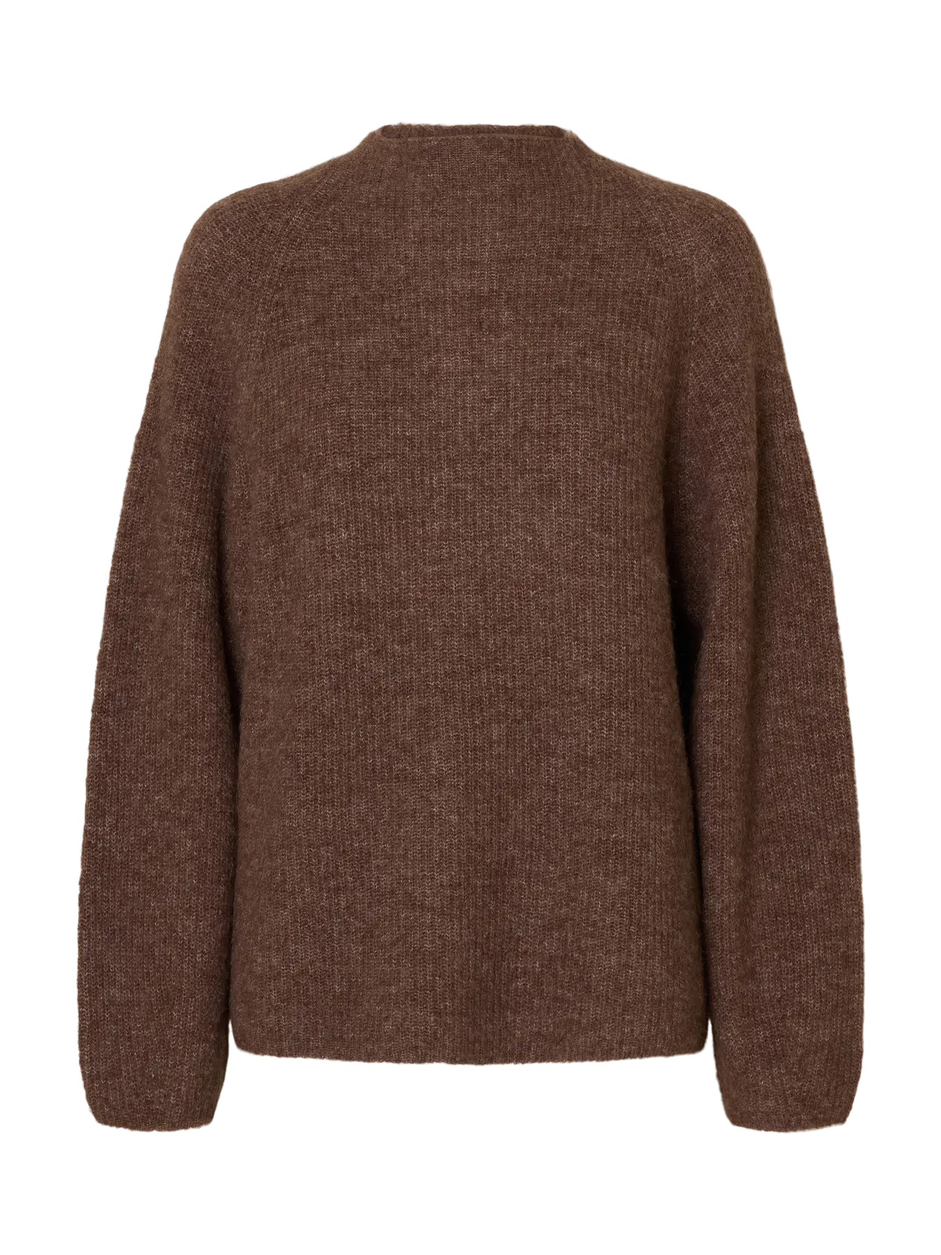 Sia Ras Ls Knit T-Neck - Fungi