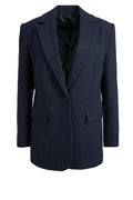 Zaina Blazer - Navy Pinstripe