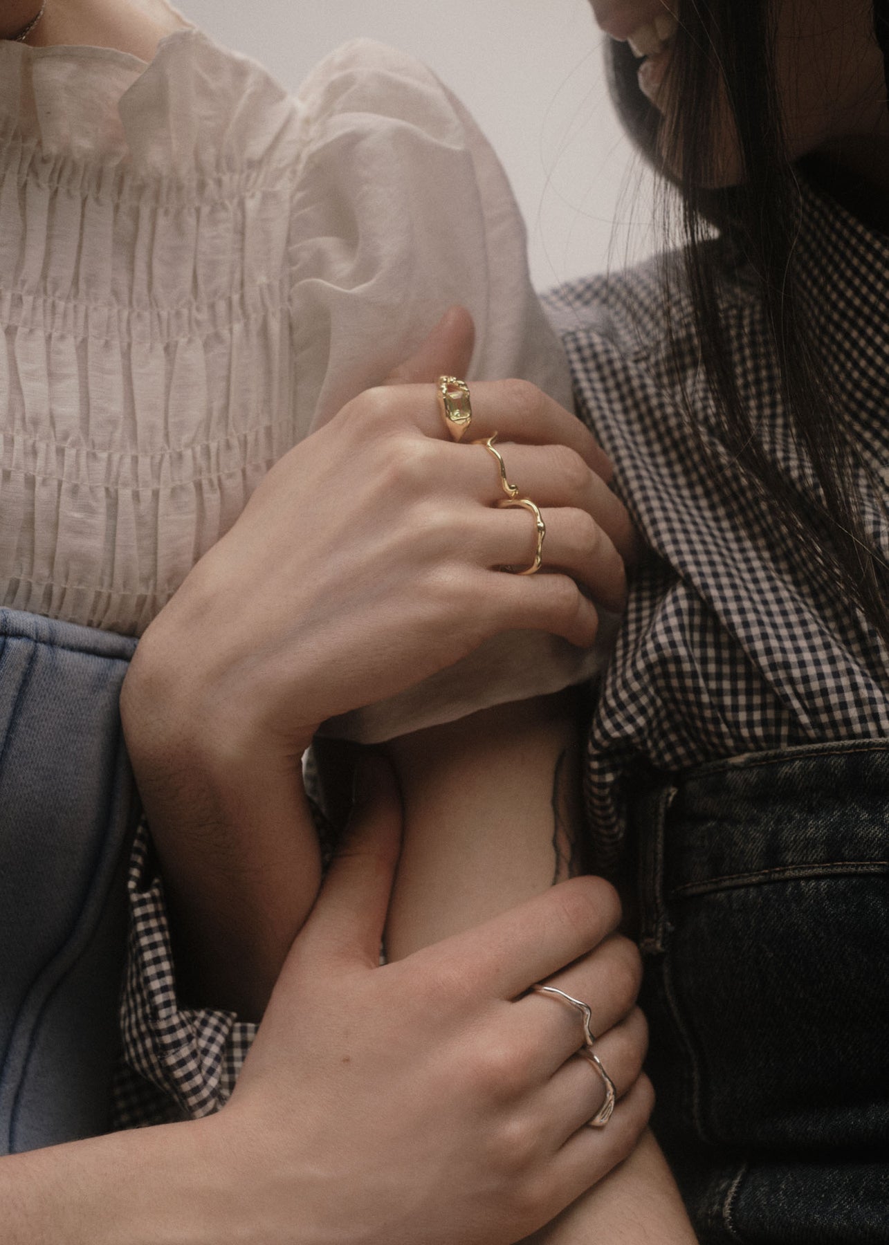 Lemon Disco Ring - Guld