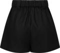 Zoe Linen Shorts - Svart
