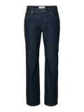 Straight Bea-Kori Mw Jeans - Mörkblå Denim