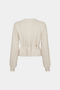 Molina Heavy Knit Cardigan - Sand Melange