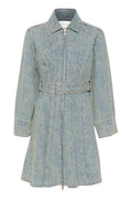GiannaGZ Short Dress - Blue/White Marble