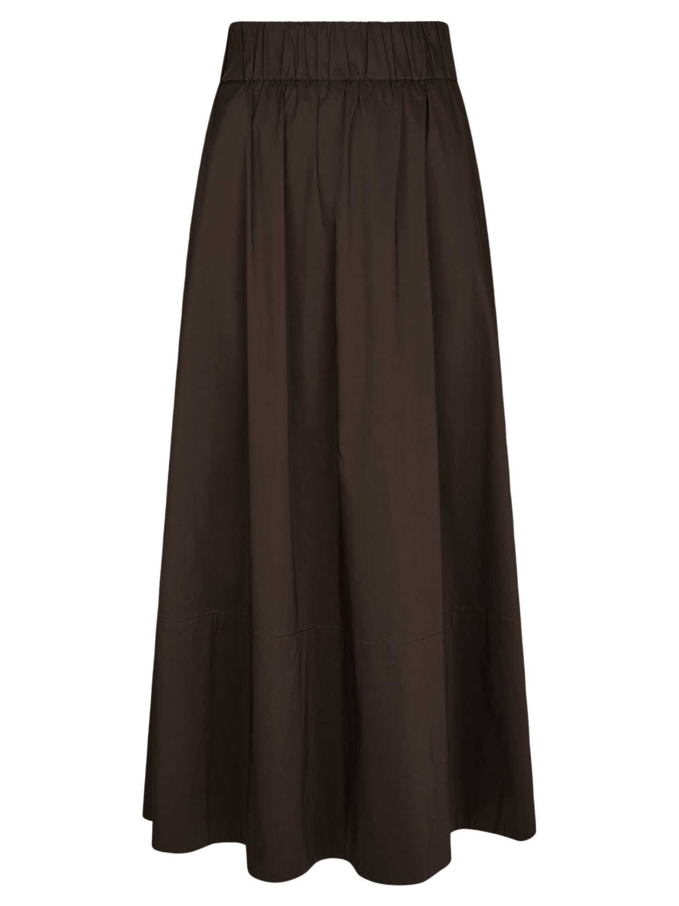 Yara Poplin Skirt - Chokladbrun
