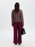 Lulu Ls Herringbone Knit High Neck - Fig