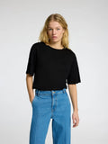 Vilja Linen SS Tee - Svart