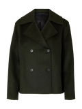 Alma Wool Blend Jacket - Deep Depths Melange