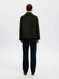 Alma Wool Blend Jacket - Deep Depths Melange