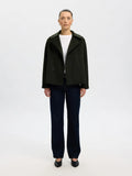 Alma Wool Blend Jacket - Deep Depths Melange