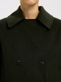 Alma Wool Blend Jacket - Deep Depths Melange