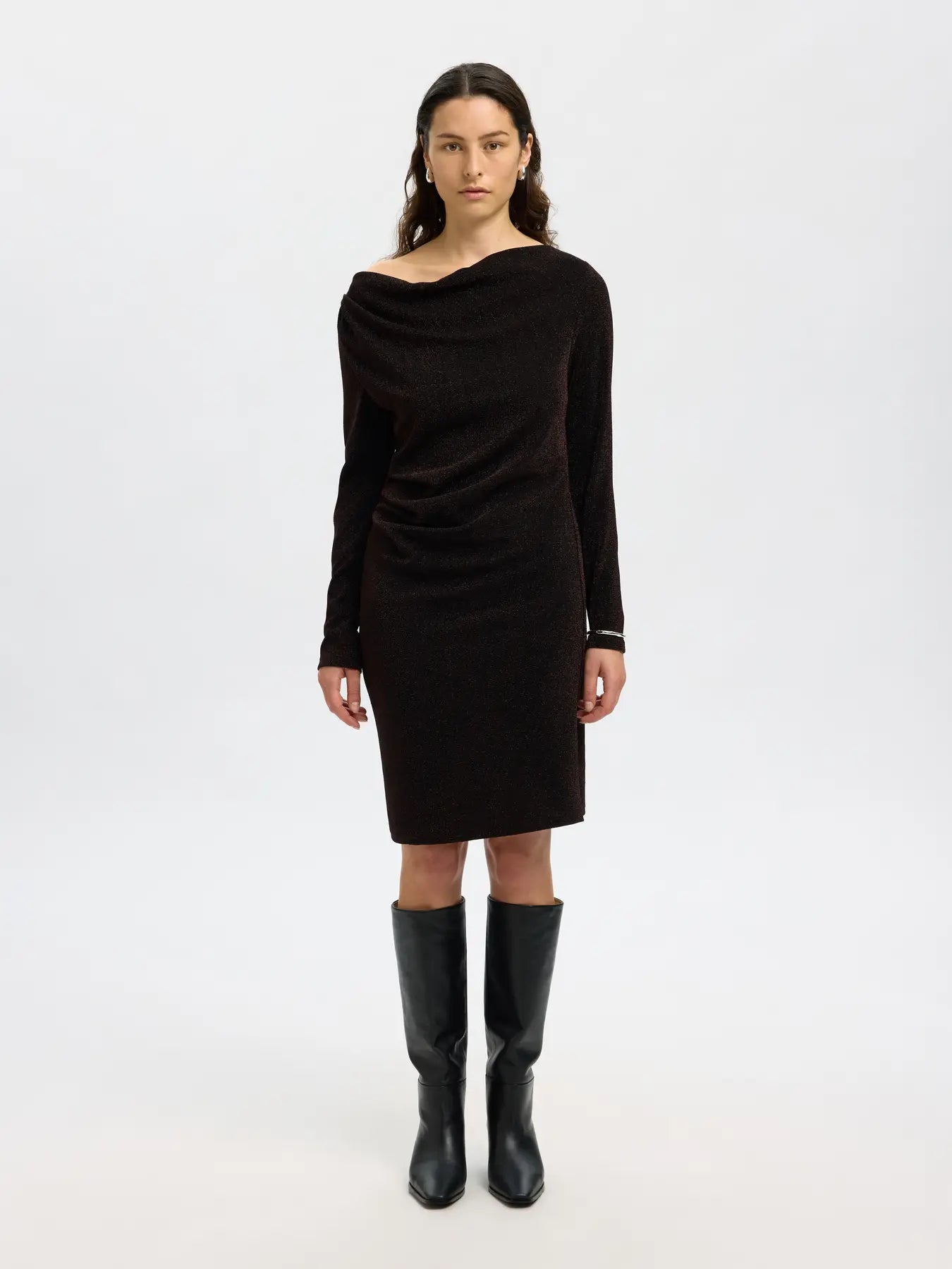 Anja Ls Slim Short Dress - Delicioso