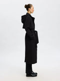 Aline Tech Trenchcoat - Black