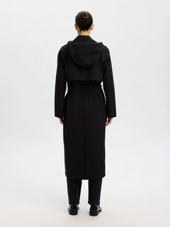 Aline Tech Trenchcoat - Black