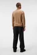 Kiyan Quarter Zip Sweater - Chipmunk Melange