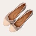 A6021 - Beige Patent/Beige Nappa