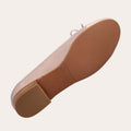 A6021 - Beige Patent/Beige Nappa